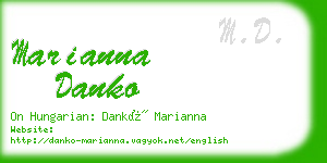 marianna danko business card